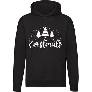 Kerstmuts Hoodie | Kerst | Muts | Christmas | Kerstmis | Winter | Kerstkado | Kersttrui | Unisex | Trui | Sweater | Capuchon | Zwart