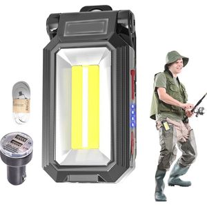 Oplaadbaar Sleutelhangerlampje - Draagbare Campingzaklamp met Magneet en 4 Modi