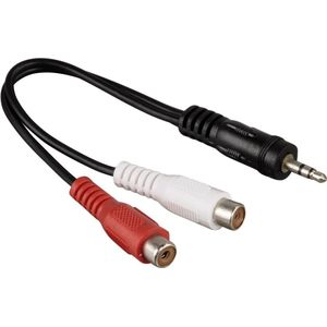 Hama - Hama Audio Adapter 2x RCA Socket - 3.5 Mm Jack Plug Stereo - 30 Dagen Niet Goed Geld Terug