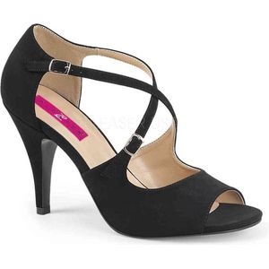 Pleaser Pink Label - DREAM-412 Pumps - Paaldans schoenen - 48 Shoes - Zwart
