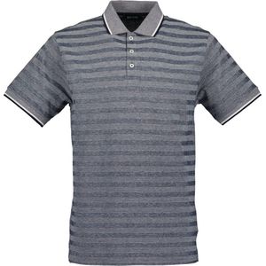 Blue Seven heren polo - poloshirt heren KM - navy streep - 321151 - maat L