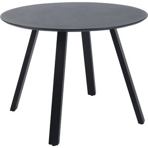 Tuintafel Rond Ø100cm - Zwart Metaal - Halo - Giga Meubel