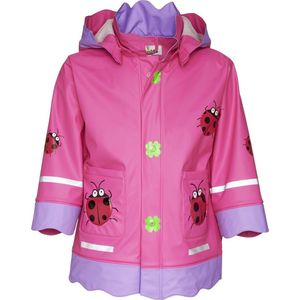 Playshoes Regenjas Kinderen Lieveheersbeestje - Roze - Maat 104