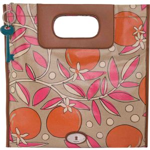 Bag fossil wmns shoulderbag key-per pink-floral,