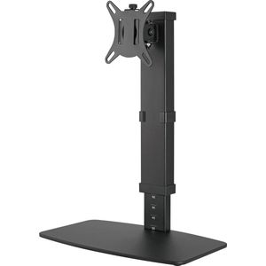 Monitor Standaard - Beeldscherm Standaard Monitorstandaard tafelstandaard voor schermen van 17 inch - 32 inch (43-81 cm) tot 8 kg hoogteverstelling in 10 standen draaibaar kantelbaar VESA: 75/100 zwart met HL 55 L