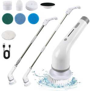 Elektrische Schoonmaakborstel - Elektrische Schrobborstel - Electrische Schoonmaakborstel - Elektrische Scrubber - Elektrische Afwasborstel