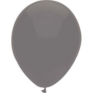 Ballonnen grijs - 30 cm - 50 stuks