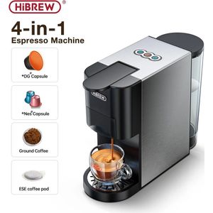 Koffiemachine - Koffiezetapparaat - Cups - 4 in 1 Koffie machine - Dolce Gusto - Nespresso - Cappuccino - Latte - 19 Bar