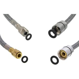 Doucheslang 150 cm metalen NF 116432 - Geschikt voor Blanco ALTA-S-F LINUS-S-F waterkraan