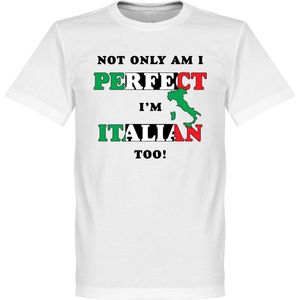 Not Only Am I Perfect, I'm Italian Too! T-Shirt - KIDS - 92/98