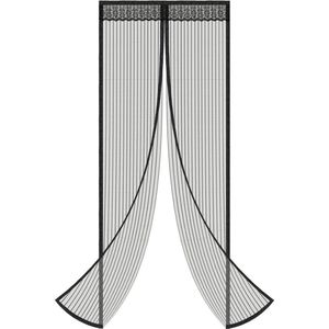Welfare & Goods - Magnetisch vliegengordijn – Vliegengordijn deur - Zwart - 100 x 230 cm
