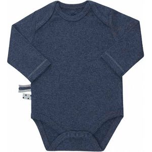 Organicera Biologische romper lange mouwen blauw Blauw 18-24m