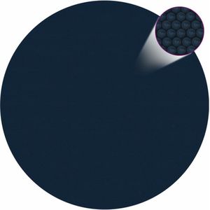 vidaXL-Zwembadfolie-solar-drijvend-488-cm-PE-zwart-en-blauw