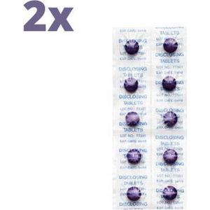 Tepe Plakverklikker Tabletten - 2x 10 stuks - Voordeelverpakking