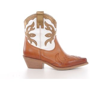 Maury western boot Milan camel wit