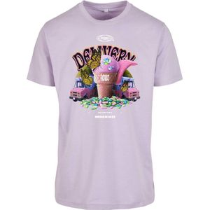 Mister Tee - Trippy Delivery Heren T-shirt - XXL - Pastelpaars