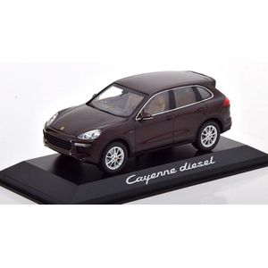 Porsche Cayenne Dealer Model (Bruin) 1:43 Minichamps - Modelauto - Schaalmodel - Model auto