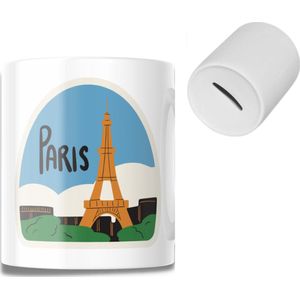 Parijs - Paris - Spaarpot - Frankrijk - Eifeltoren - Reizen - Vakantie - Doelen - Geschenk