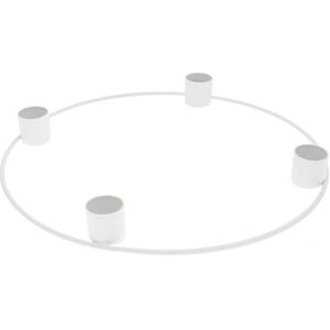 Metalen ring met kaarshouder