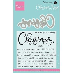 Marianne Design Stempel Kerst liedje KJ1719