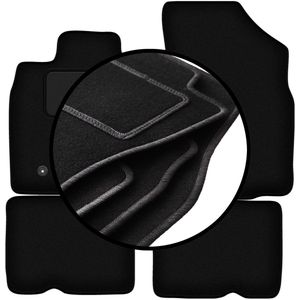 Complete set veloursmatten voor: Dacia Duster I 4WD SUV (2010-2018)