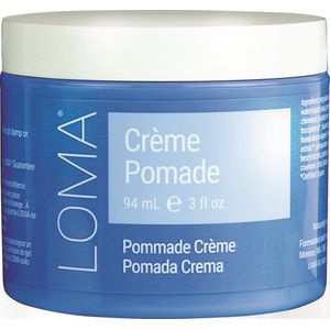 Loma Crème Pomade 94 mL| Haarstyling Mannen en Vrouwen | Voor Haartype: Alle| Ontpluizend | Jouw haar, Jouw stijl |FIRM hold | Natuurlijk product 100% Parabeen vrij | Vorm, Controleer