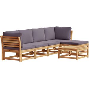 vidaXL-6-delige-Loungeset-met-kussens-massief-acaciahout