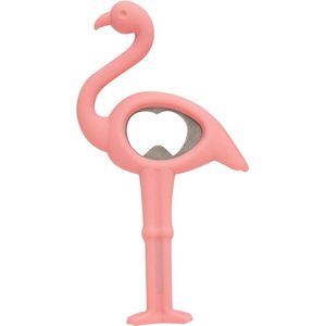 CKB ltd - Flamingo Bieropener - bier bbq accesoires accessoires flesopener bierdop schieter fles openers grappige bieropeners flessenopener