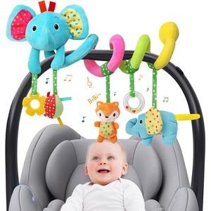 Spiraal kinderwagen speelgoed voor baby's, kinderwagen autostoel wieg speelgoed voor baby 0 3 6 9 12 maanden