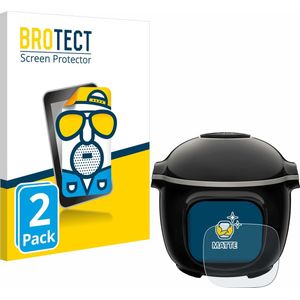 BROTECT - Screenprotector voor Krups Cook4me Touch Wifi - Folie Beschermfolie matte (2 Stuks)