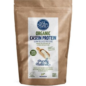 Ekopura Organic Casein Protein - Biologisch Caseïne Eiwitpoeder - 500 gram - NL-BIO-01