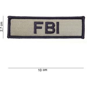 Embleem stof FBI klein