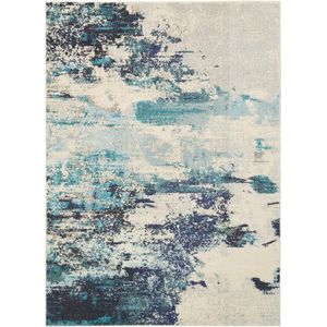 Vloerkleed Nourison Celestial Ivory Blue CES02 - maat 119 x 180 cm
