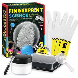 scheikunde experimenteerset - wetenschap speelgoed experimenteren - experimenten voor kinderen - experimenteerdozen - vingerafdruk experiment! T3474G