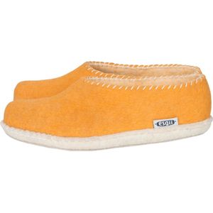 Vilten dames sloffen Stitch yellow Colour:Geel/ Ecru Size:41