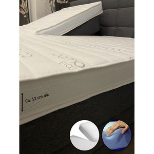 Splittopper 140x200 - Medium/Stevig - HR60 - Bamboo Exclusive - ca. 12 cm dik - Anti Allergie - SPLIT