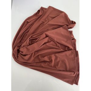 PREMIUM JERSEY HIJAB- koral kleur - Hoofddoek - Elastisch - lycra - rekbaar - sjaal - modest 180 cm x 75 cm- premium jersey hoofdoek- jersey sjaal