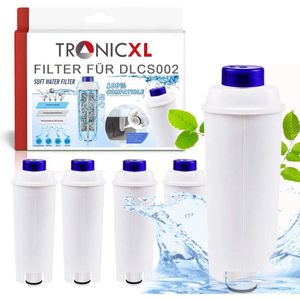 TRONICXL 12stuks Eco Ionen Water VERVANGINGSFILTER GESCHIKT VOOR DELONGHI DLSC002 – koffiezetapparaat – filter – koffiemachine – waterfilter – Koffieautomaten – Koffiefilter Patronen – optimaliseert de koffiekwaliteit en verleng de levensduur