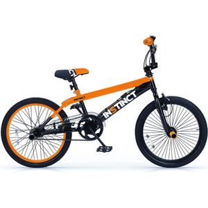 BMX freestyle BEAST Jill - 360 graden draaibaar - 20 inch wielmaat - Fietsende jongens - Framemaat 28cm - Zwart/oranje