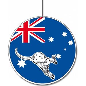 Australie thema hangdecoraties van 28 cm - kartonnen feestartikelen/versiering