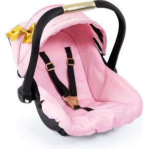 Bayer - Autostoeltje Deluxe Car Seat Voor Poppen - Gold Bow (67990AA)