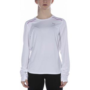 Puma Cloudspun Marathon LS Shirt Dames - sportshirts - wit - Vrouwen