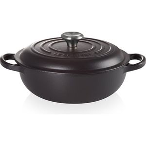 LE CREUSET -Signature - Marmite 22cm Mat Zwart