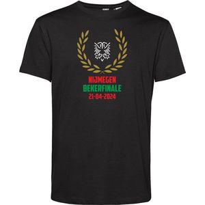 T-shirt Krans Bekerfinale 2024 | NEC Supporter | Nijmegen | Bekerfinale | Zwart | maat L