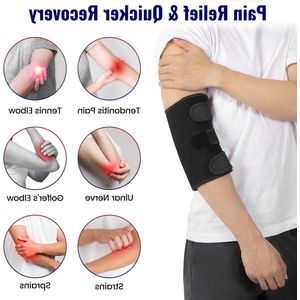 Elleboogsteun verstell. met metalen spalken - armstabilisator - tenniselleboog gewicht heffen - peesontsteking - gewrichtspijn elleboog bandage