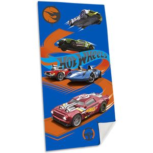 Hot Wheels Badhanddoek 100% Katoen 70 x 140 CM - Strandlaken - Handdoek