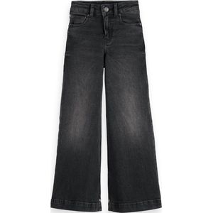 Scotch & Soda The Wave Wide Leg Jeans - Maat Black Night Meisjes Jeans - Maat 110