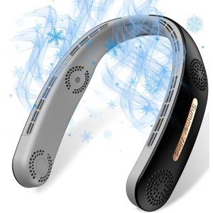 Nekventilator - Nek Ventilator - Nek Ventilator met Koeling - Neck Fan - Nek Fan - Nek Airco - Gezichtsventilator - Hoofd Ventilator - Draagbare Nek Ventilator