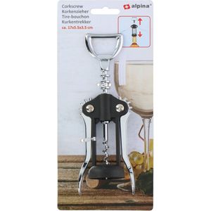 Alpina Kurkentrekker Zwart/zilver 17 Cm