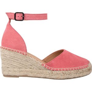 VIA VAI Flora Braid Espadrilles - Zomer Schoenen - Dames - Roze - Maat 41